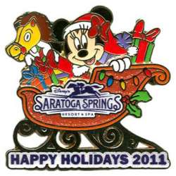 'Resort Holiday Collection 2011: Sleighs - Saratoga Springs Resort - Minnie Mouse - WDW'