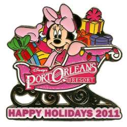 'Resort Holiday Collection 2011: Sleighs - Port Orleans Resort - Minnie Mouse - WDW'