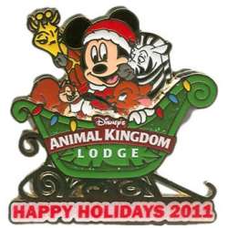 'Resort Holiday Collection 2011: Sleighs - Animal Kingdom Lodge - Mickey Mouse - WDW'