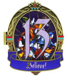 13 Reflections of Evil Event - &#039;Believe!&#039; Hinged Jumbo Pin - WDW