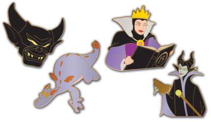 13 Reflections of Evil - Storybook Pin Set - Full Set - WDW
