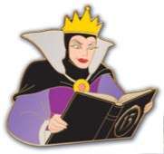 13 Reflections of Evil - Storybook Pin Set - Evil Queen with 13 Book ONLY - WDW