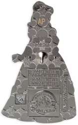 '2023 Glitter Dress Princess Poses Collection - Belle with Hand on Hip - MLT'