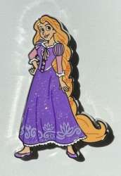 67937 - 2023 Glitter Dress Princess Poses Collection - Rapunzel with Hand on Hip alternate image