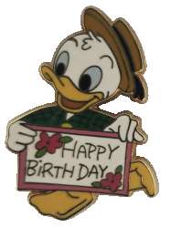 Nephew Huey with Happy Birthday Card ONLY