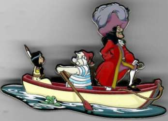 Artland - Peter Pan - Captain Hook, Mr. Smee and Tiger Lily - ART
