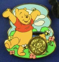 6815 - Epcot Pin Celebration - Pins Around Our World - Pooh Hunny Breakfast Pin - Walt Disney World alternate image