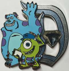 Disneyland 60th: Diamond &#039;D&#039; Series - Mike and Sulley - DLR