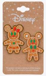 68258 - BoxLunch - Holiday - Mickey & Minnie Mouse Gingerbread Pin Set - Disney Licensed alternate image