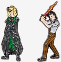 Marvel Studios: Loki - Loki &amp; Sylvie Pin Set - DLIC