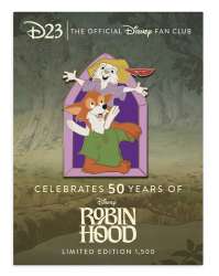 68369 - Robin Hood 50th Anniversary - Robin Hood & Skippy the Rabbit - Disney Fan Club alternate image