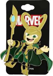 Marvel Comics - 3&quot; Gurihiru chibi Loki filled enamel pin - DLIC