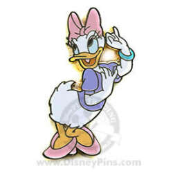 'Cast Pin Parties 2007 - Gift Pin - Daisy Duck - WDW'