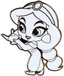 51053 - Pink A La Mode (PALM) - Cute Princess Blind Box - White Out Jasmine - Disney Licensed alternate image