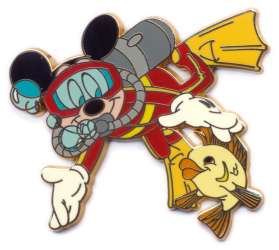 Click to view the SCUBA Mickey Mouse with a Yellow Fish details