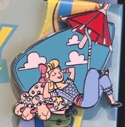 Pixar Toy Story Summer Pin Trading Starter Set - Bo Peep Sleeping with Sheep ONLY - MLT