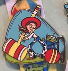 68478 - Pixar Toy Story Summer Pin Trading Starter Set - Jessie and Little Green Men Playing Croquet alternate image