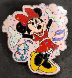 68529 - Walt Disney World 35th Anniversary - Celebrating 35 Magical Years Starter Lanyard Set - Minnie with Confetti ONLY - Walt Disney World alternate image