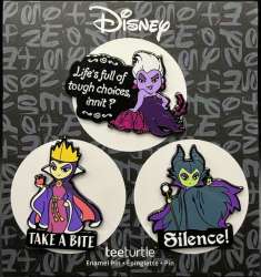 TeeTurtle - Life&#039;s Full of Tough Choices &amp; Silence &amp; Take a Bite 3-pack - DLIC