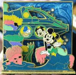 70985 - Pin of the Month - 3D Attraction Diorama Series - 20,000 Leagues Under the Sea - Walt Disney World alternate image