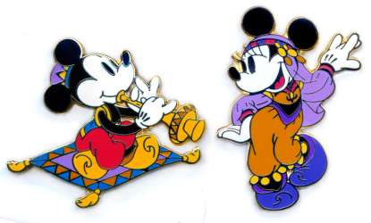 Mickey and Minnie Mouse