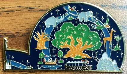 49962 - BoxLunch - Walt Disney World Resort 50th Anniversary Map Mystery Collection - Top right ear - Loungefly alternate image