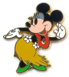 'Hawaiian Holiday 2 Pin Set - Minnie Mouse Hula Dancer - MLT'