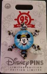68638 - 95 Magical Years - Minnie Mouse 95th Spinner Pin alternate image
