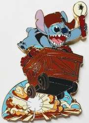 Big Thunder Mountain - Stitch on Big Thunder Mountain Railroad - DLP