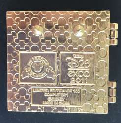 54057 - D23 Expo 2011 - Disney Parks Hinged Stained Glass Set — Magic Kingdom COMPLETER ONLY - Disney Fan Club alternate image