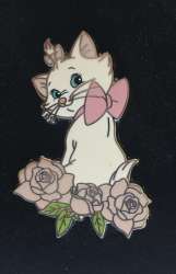 48945 - The Aristocats - Marie with pink roses - Disneyland Resort Paris alternate image