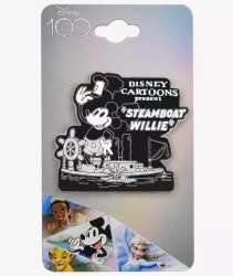 68675 - BoxLunch - Disney100 Tonal Portraits Collection - Steamboat Willie - Disney Licensed alternate image