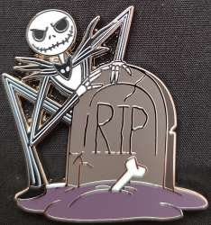 Nightmare Before Christmas Cutie Booster Set - Jack Skellington behind R.I.P. Grave - MLT