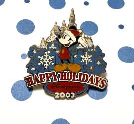 68729 - Annual Passholder Exclusive - Mickey Mouse Happy Holidays 2003 - Disneyland Resort alternate image