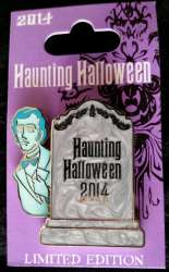 2824 - Haunting Halloween Haunted Mansion - Tombstone with the Aging Man & Bride Constance alternate image