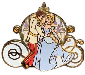 Cinderella and Prince Charming dancing