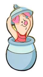 54096 - Artland - Winnie the Pooh - Pot of Piglet - Artland / ACME alternate image