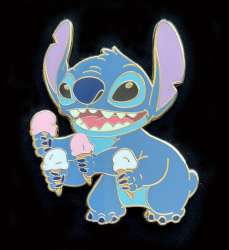 49707 - Summer Vacation Stitch Set - Stitch holding ice cream - Disney Store US alternate image