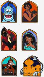 53280 - Aladdin 30th Anniversary Blind Box Pin Set - Aladdin - Loungefly alternate image