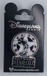 69028 - Walt Disney Studios Park - Mickey Statue Logo (Blue Glitter Stars Variant) - Disneyland Resort Paris alternate image