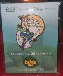 A Bug&#039;s Life 25th Anniversary - Flik on Dandelion Seed - D23