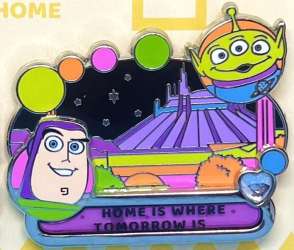 55398 - Disneyland is Home Collection - Tomorrow Magic Pin Set - Disneyland Resort alternate image