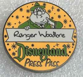 'Dateline: Disneyland 1955 - Press Pass Mystery Set - Ranger Woodlore - DLR'