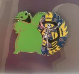 Nightmare Before Christmas Cutie Booster Set - Oogie Boogie Spinning the Fun Wheel ONLY - MLT