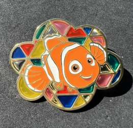 51715 - Disney Pins Blog: Pixar Stained Glass - Nemo - Disney Licensed alternate image