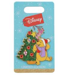 'Disney Pins Blog (DPB) Exclusives - Winnie the Pooh &amp; Piglet Christmas Tree - DLIC'