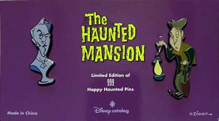 69293 - Disney Catalog - Haunted Mansion 2 Pin Sets - Singing Bust from Set #3 - Disney Store US alternate image