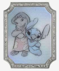 69455 - BoxLunch - Disney100 Lenticular Sketch Collection - Lilo & Stitch - Loungefly alternate image