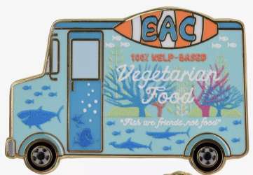 69512 - BoxLunch - Our Universe Pixar Food Truck Pin Sets - Finding Nemo Pin Set - EAC 100% Kelp-based Vegetarian Food Truck ONLY - Disney Licensed alternate image