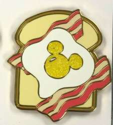 Disney Breakfast Flair Set - Mickey Egg with Bacon on Toast - MLT